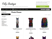 Tablet Screenshot of kellys-boutique.com